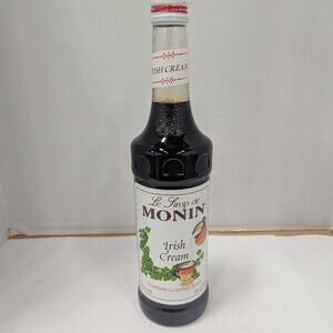 Monin Irish Cream Coffee Syrup – 750ml, Vegan, Gluten-Free, Kosher